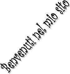 Benvenuti nel mio sito